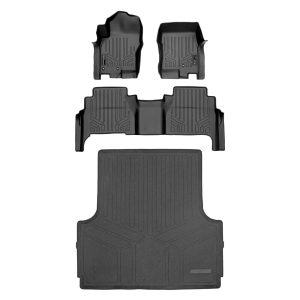 SmartCoverage™ Custom Fit Floor Liners For 2008-2021 Nissan Frontier Crew Cab with Dual Drivers Side Posts