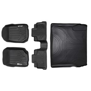 Smart Trim™ Custom Fit Floor Liners For 2007-2010 Jeep Wrangler Unlimited (4-Door)