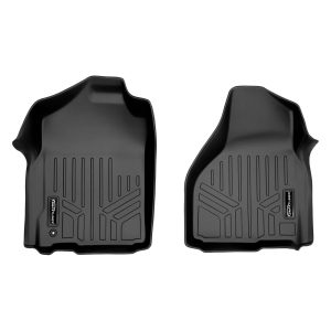 Smart Trim™ Custom Fit Floor Liners For 2009-2012 Dodge Ram Standard Cab or Quad (Single 1st Row Hook)